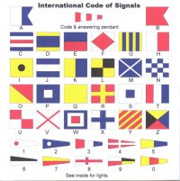 International code of signals CD insert image