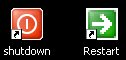 shutdown and restart icon